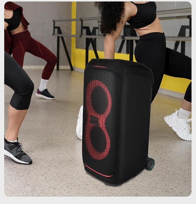 Speaker Mesh Removable Protective Cover Outdoor Audio Dust Cover 600D Twill Nylon Fabric Dust Cover For JBL PartyBox Stage 320 Peaceful Pleasures Health and Wellness
