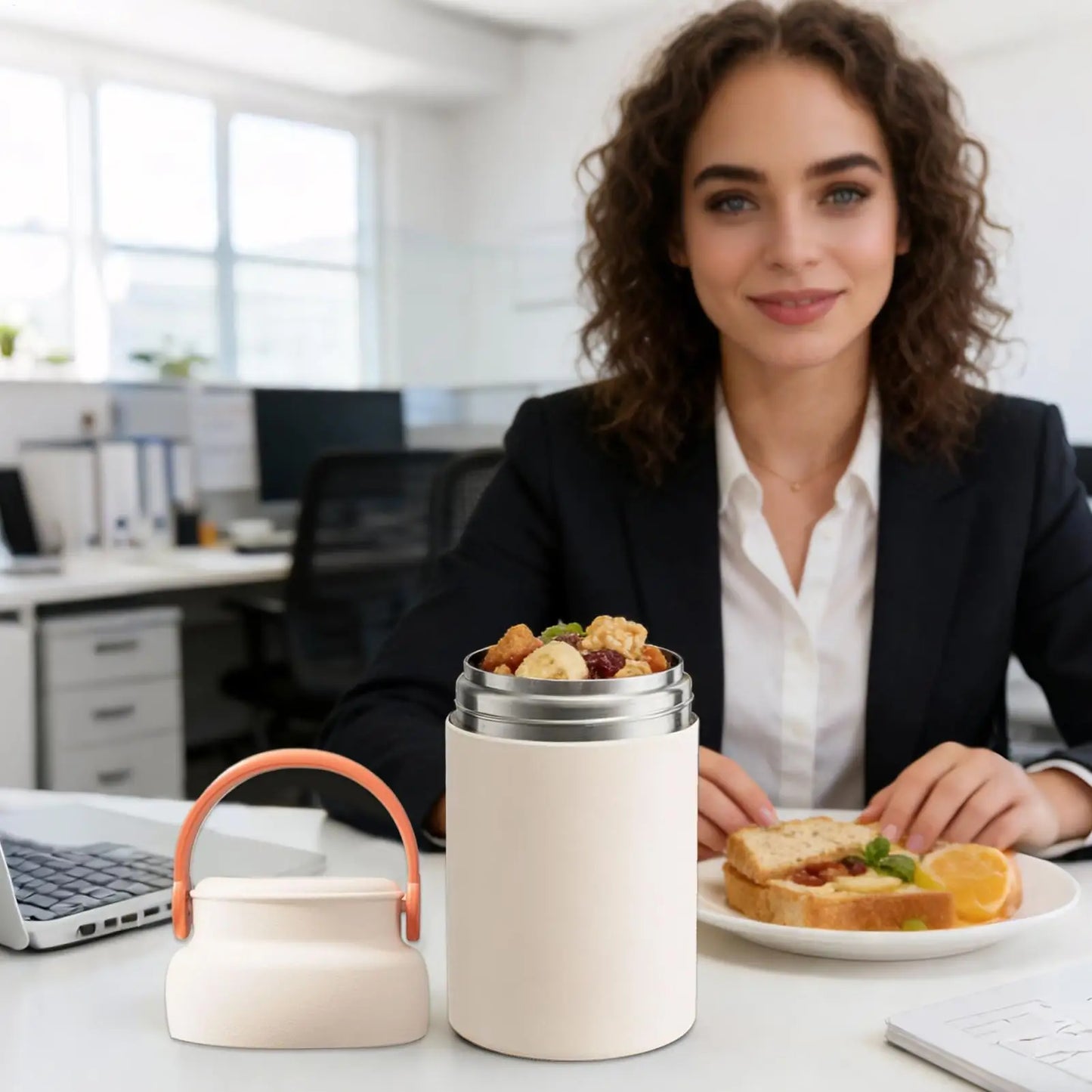316 Stainless Steel Vacuum Insulated Lunch Box 600ml | Leak-Proof