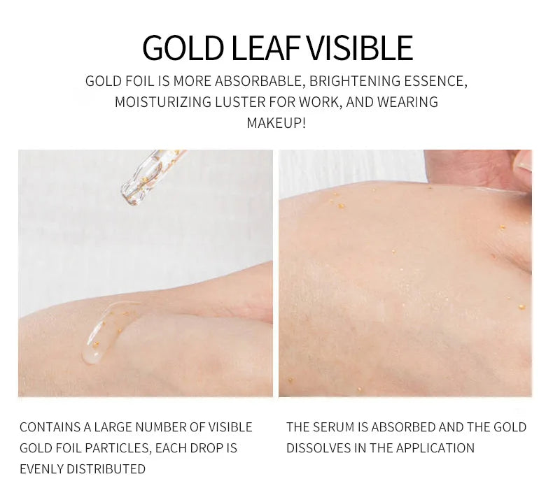 24K Gold Hyaluronic Acid Serum – Brightening & Hydrating 100ml