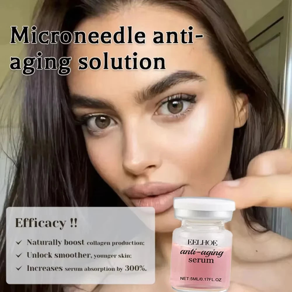 Microneedle Roller & Anti-Aging Serum Set – Hydrate & Firm