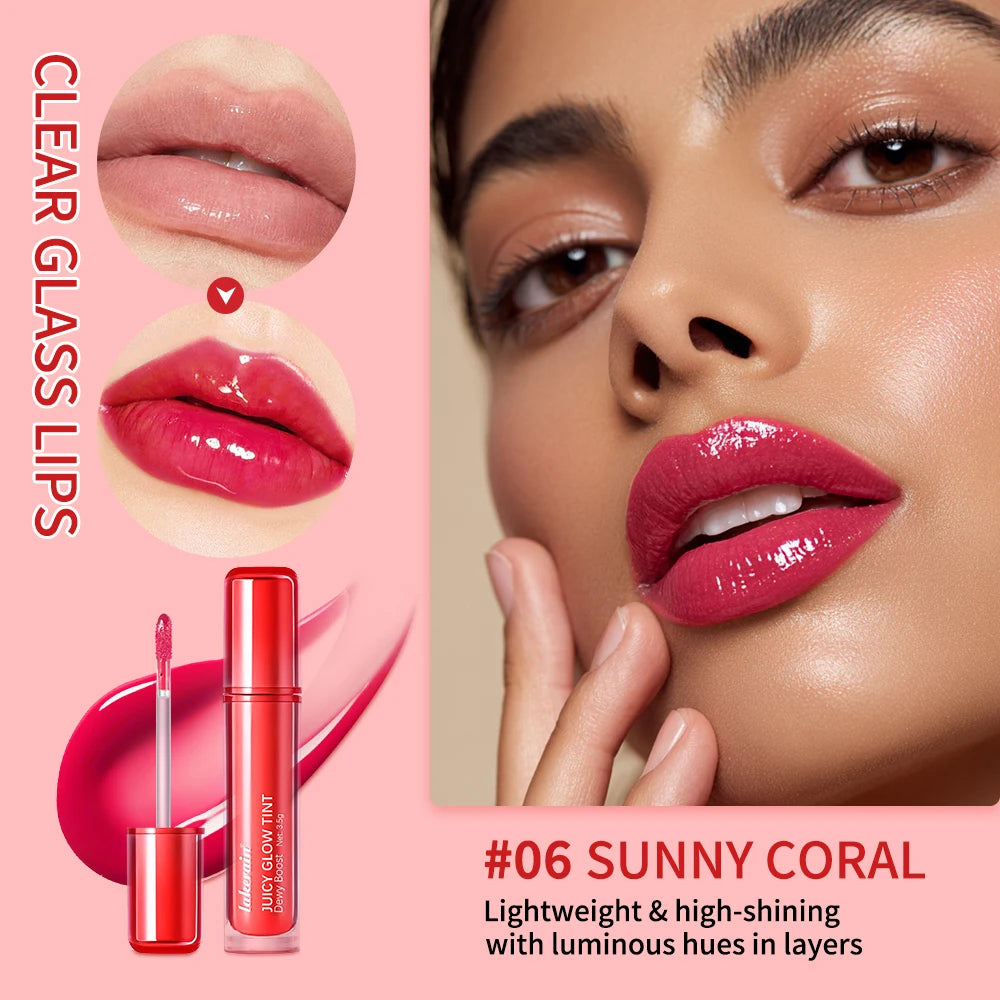 Waterproof Lip Gloss Long Lasting Moisturizing Halo Dyeing Mirror Glass Shine Color Cosmetics Care Oil Plumper Peaceful Pleasures Health and Wellness