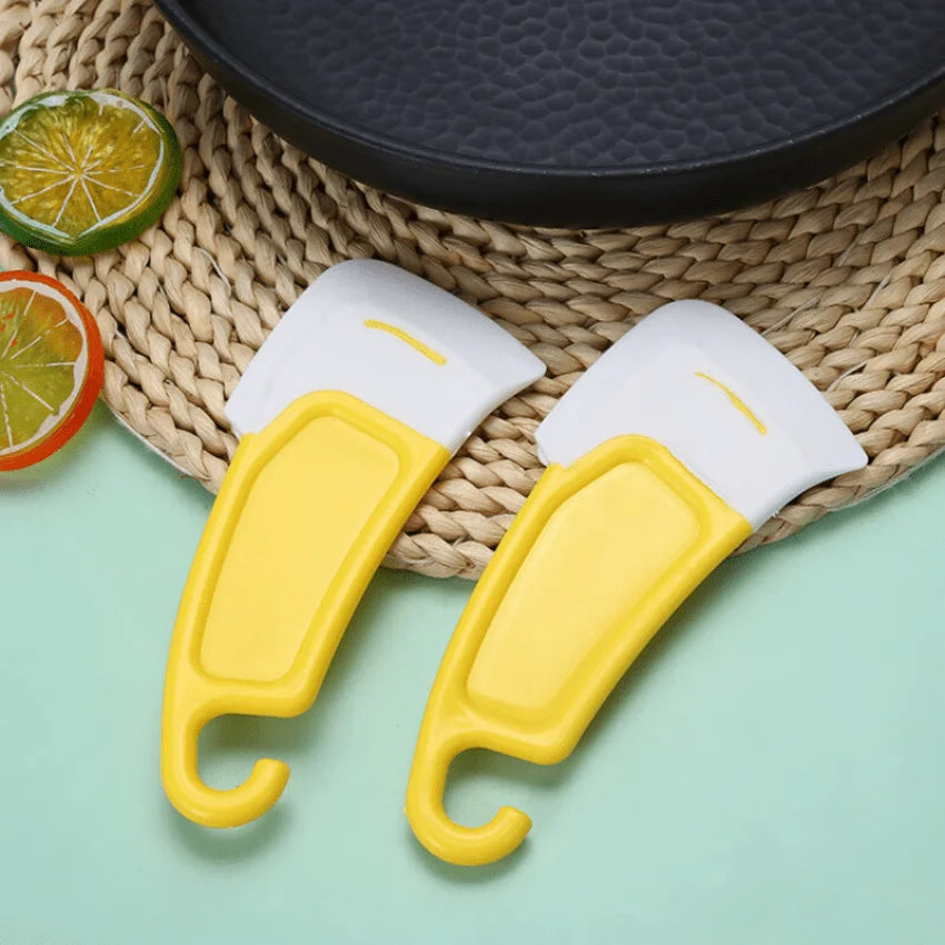 3-Pack Silicone Pan Scraper & Dish Cleaning Spatula Set