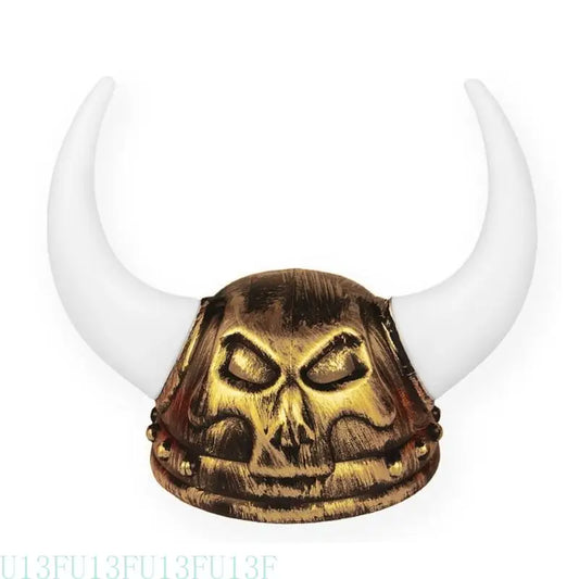 Viking Horned Helmet Hat – Medieval Warrior Costume Adults Costume Helmet Hat Peaceful Pleasures Health and Wellness