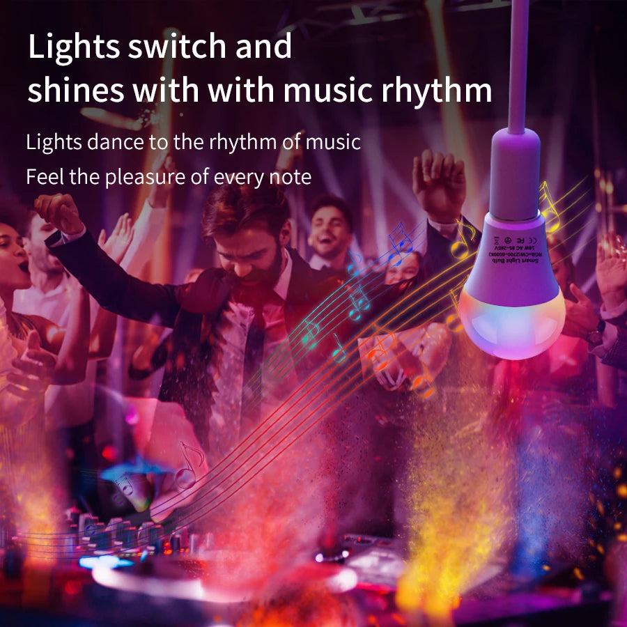 Smart WiFi RGB LED Bulb | Voice & App Control, Dimmable Peaceful Pleasures Health and Wellness