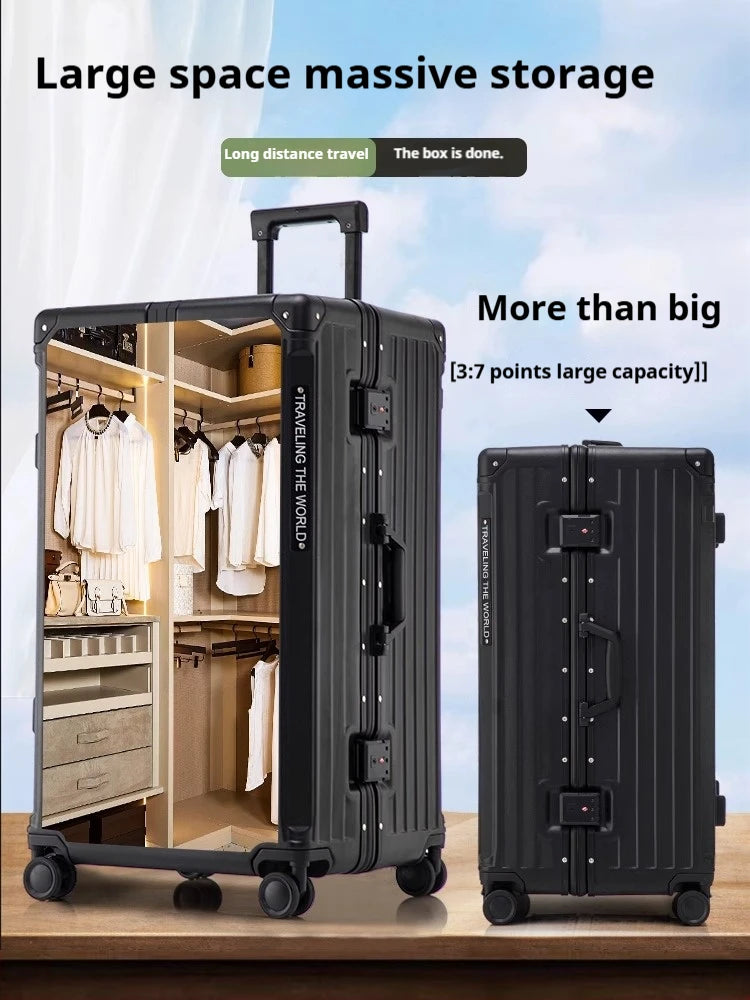 Hard Shell Carry-On Suitcase Rolling Travel Luggage with Spinner Wheels 20 24 26 28 30 Inch Large Capacity Durable Luggage Peaceful Pleasures Health and Wellness