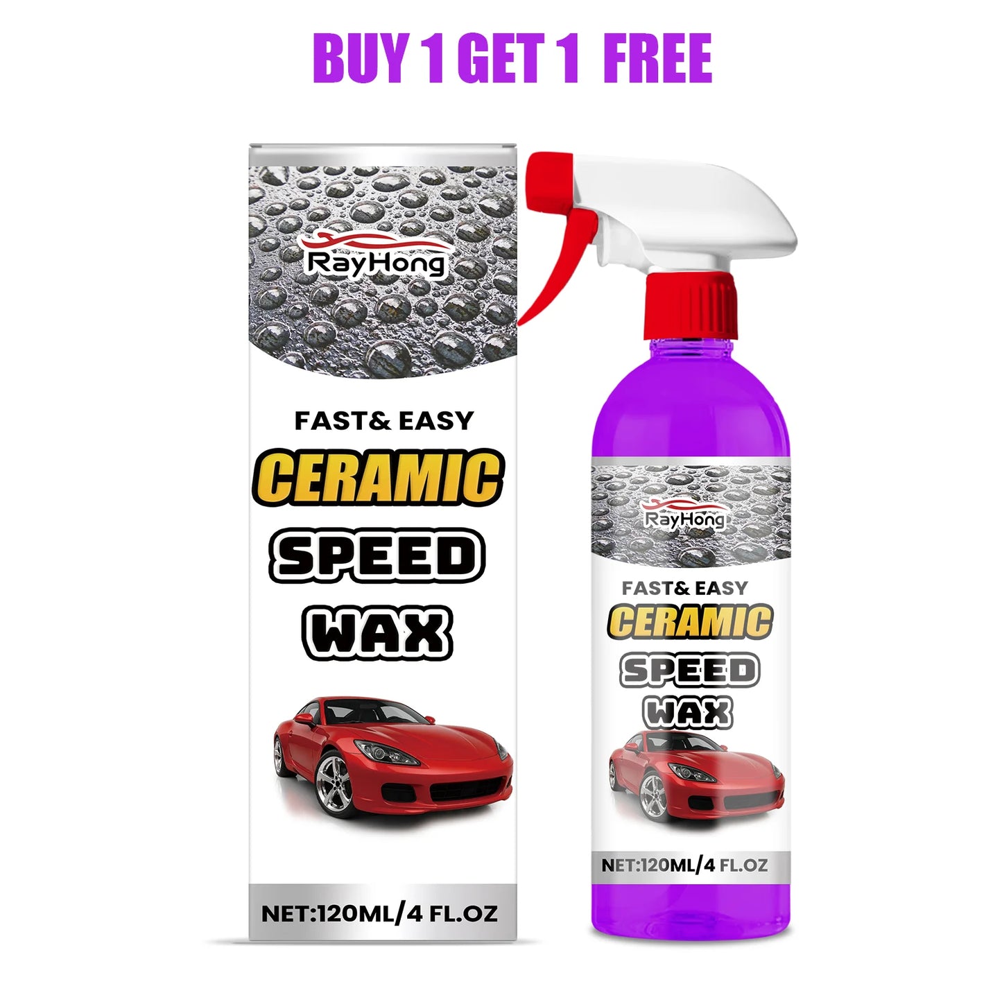 RayHong Car Coating Spray | Waterproof, Gloss & Antifouling