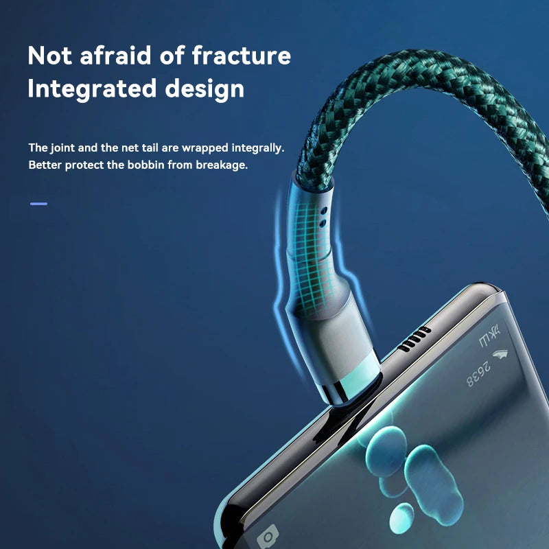 120W Fast Charge Cable PD Quick Charging High Quality USB C TO USB Type C Cable For iPhone Xiaomi 17 Plus Pro Max Samsung S24 Peaceful Pleasures Health and Wellness