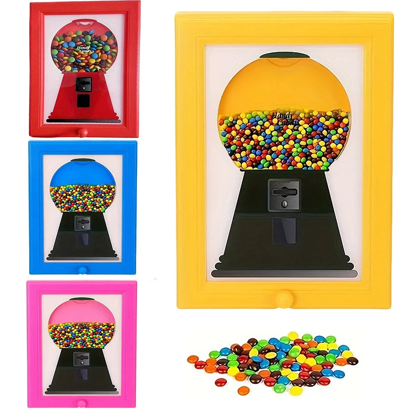 Quick Dispensing Framed Candy Machine; Ideal Christmas Gift for Sweet Lovers; Nut and Candy Distributor in Picture Frame. Peaceful Pleasures Health and Wellness