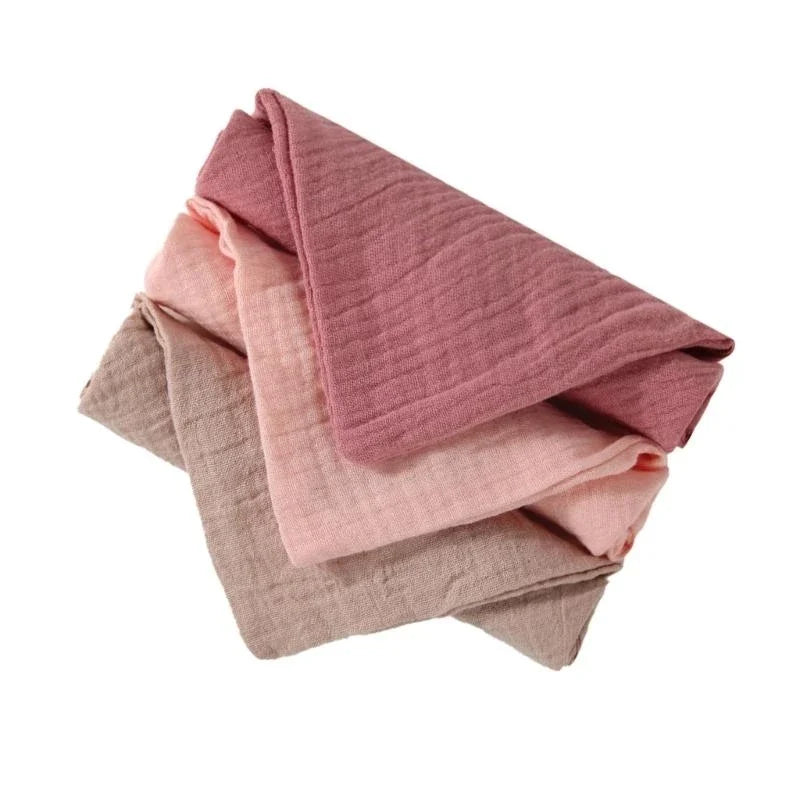 4-Pack Soft Cotton Baby Washcloths | Drool Bibs & Wipe Cloths Baby Washcloths Peaceful Pleasures Health and Wellness