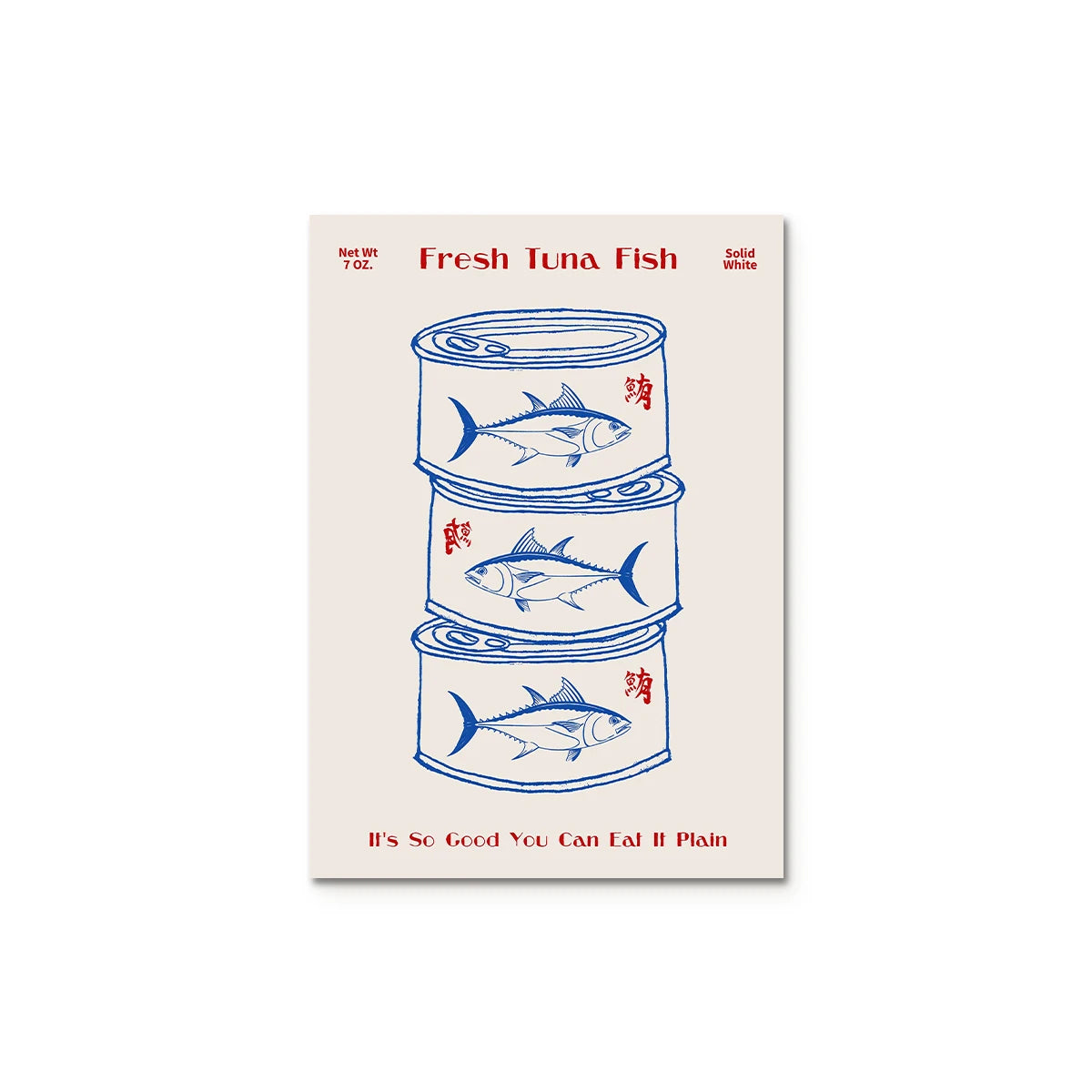 Colorful Ocean Fish Canvas Poster | Unframed Wall Art Print Canvas Wall Art Peaceful Pleasures Health and Wellness TL733 50x70cm Unframed