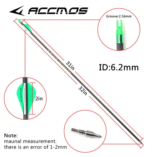 ID Pure Carbon Arrow Spine 300 350 400 500 600 700 800 Compound Peaceful Pleasures Health and Wellness sp800-29in