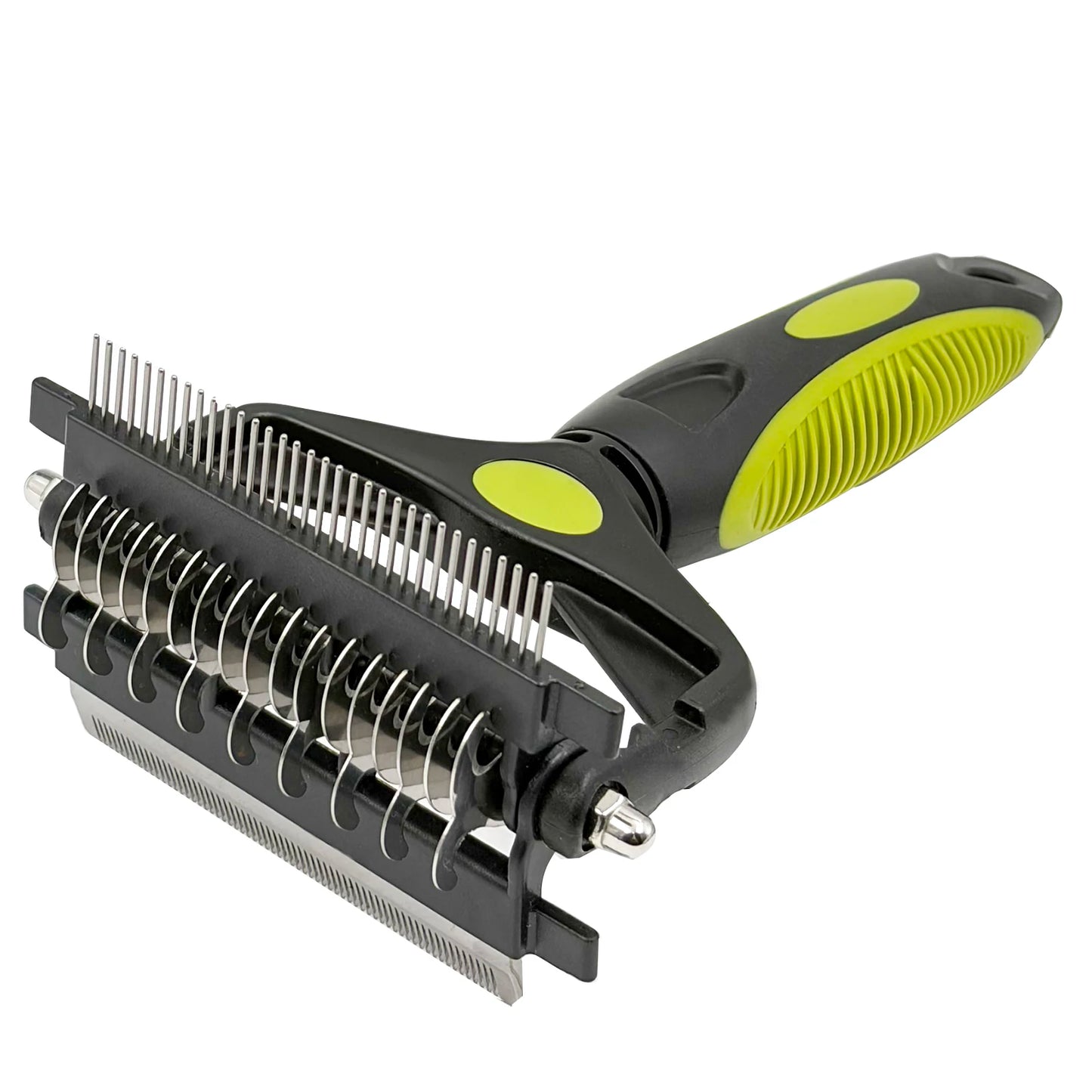 3-in-1 Dog Grooming Brush – Deshedding & Dematting Comb