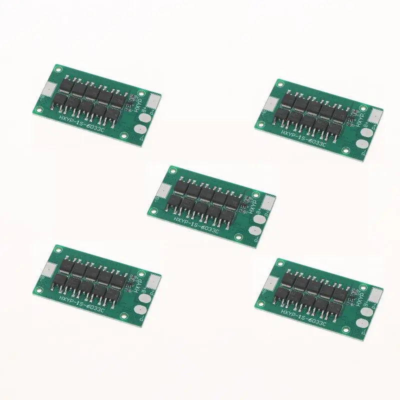 1/5Pcs Overcharge/Over-Discharge 1S BMS 30A 3.2V LiFePO4 / 3.7V Lithium Battery Protection Board With 18650 Cell Short-Circuit Peaceful Pleasures Health and Wellness A2 5Pcs