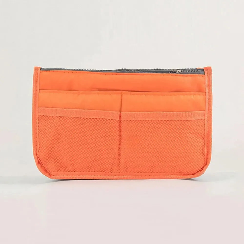 Multi Functional Large Capacity Makeup Bag Portable Double Zipper Toiletries Travel Storage Bag Mommy Bag Multi Pocket Cosmetic Peaceful Pleasures Health and Wellness