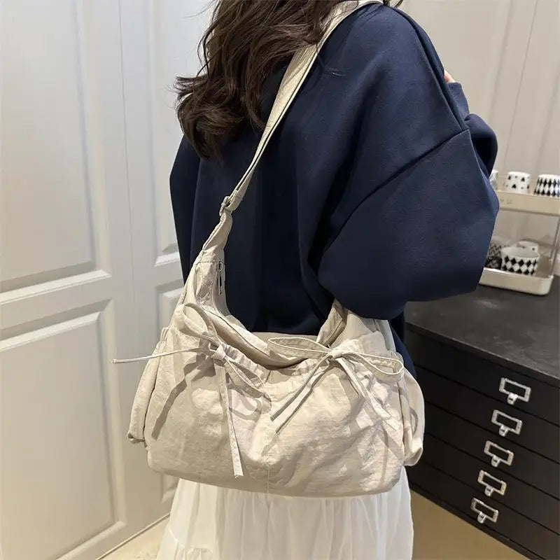 JETTING Women's Pleated Tote Bag | Lightweight Shoulder Crossbody