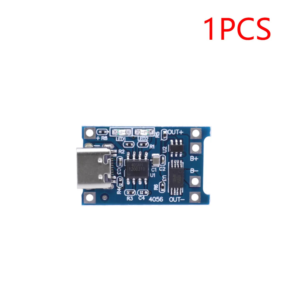1-10pcs Type-c Micro / TYPE C 5V 1A 18650 TP405~ Lithium Battery Charger Module Charging Board With Protection Dual Functions 1A Peaceful Pleasures Health and Wellness Type C 1PCS
