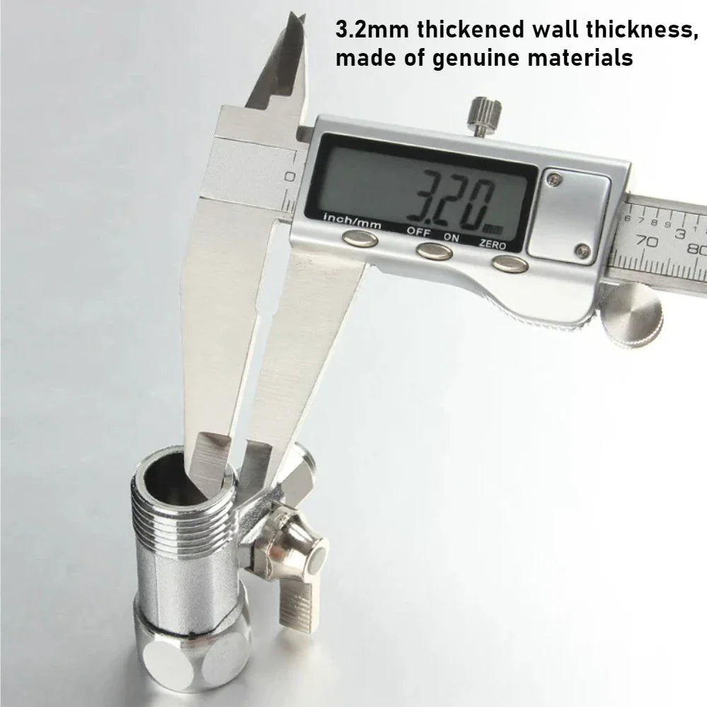 Brass Ball Valve Tee Connector for Water Purifier & PE Pipe