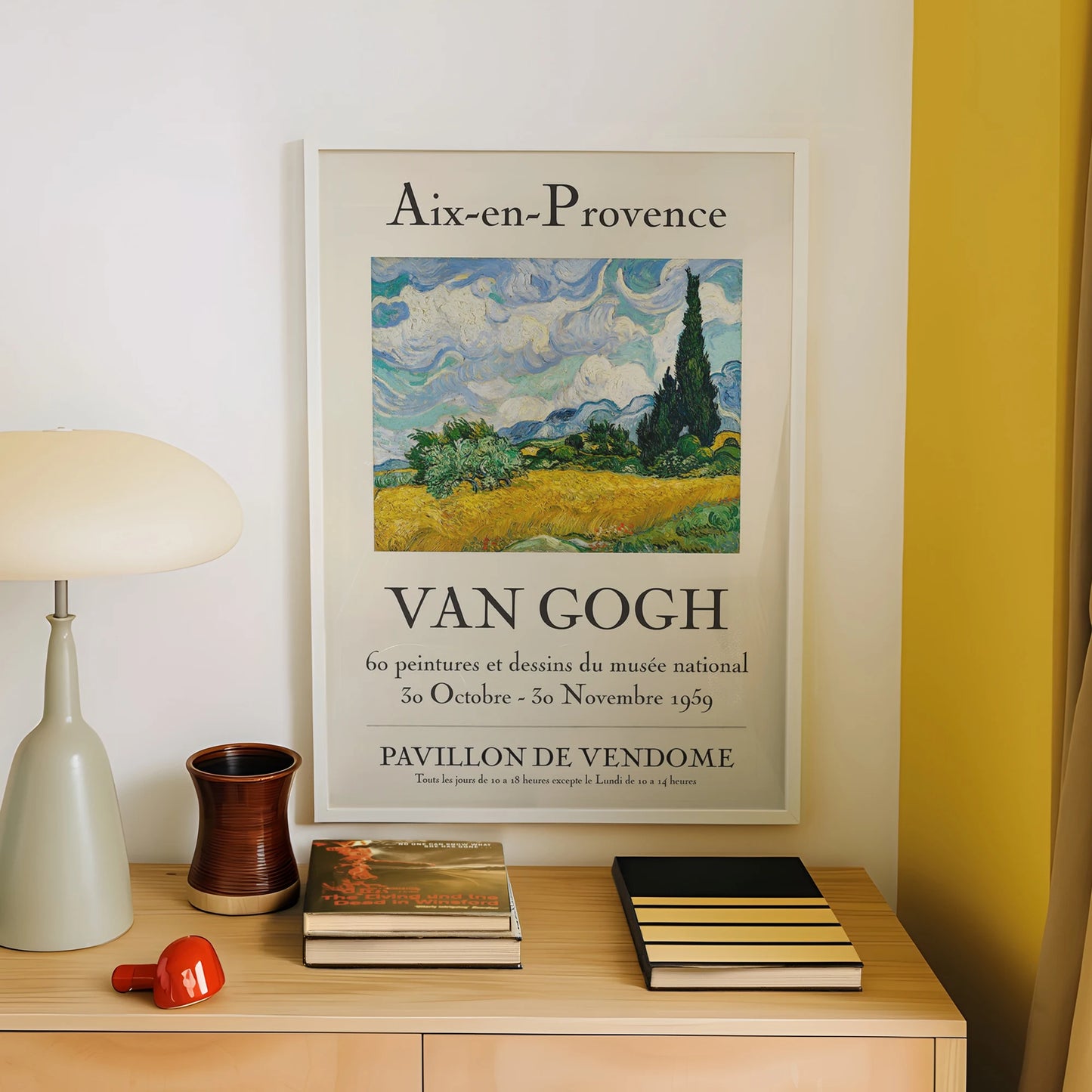 Van Gogh Aix-en-Provence Canvas Wall Art Print | Home Decor