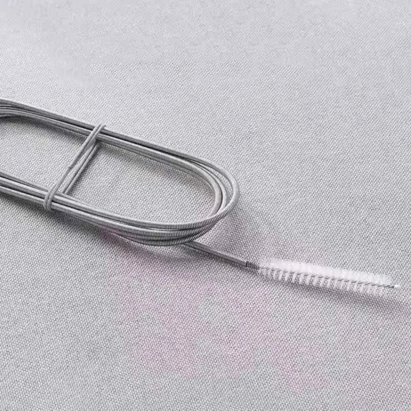 Refrigerator Drain Dredge Cleaning Set Long Flexible Refrigerator Scrub Brush Water Dredging Tool Water Tube Cleaning Coil Brush Peaceful Pleasures Health and Wellness