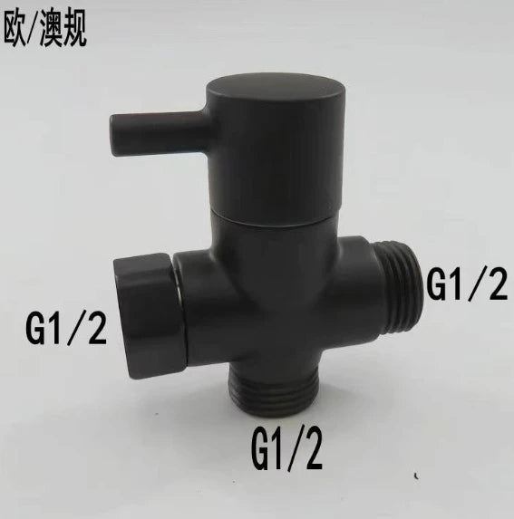 High-Pressure Bidet Spray Gun & Triangle Valve Bathroom Kit
