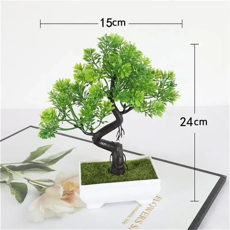 Artificial Bonsai Tree Potted Plant | Fake Décor for Home & Office