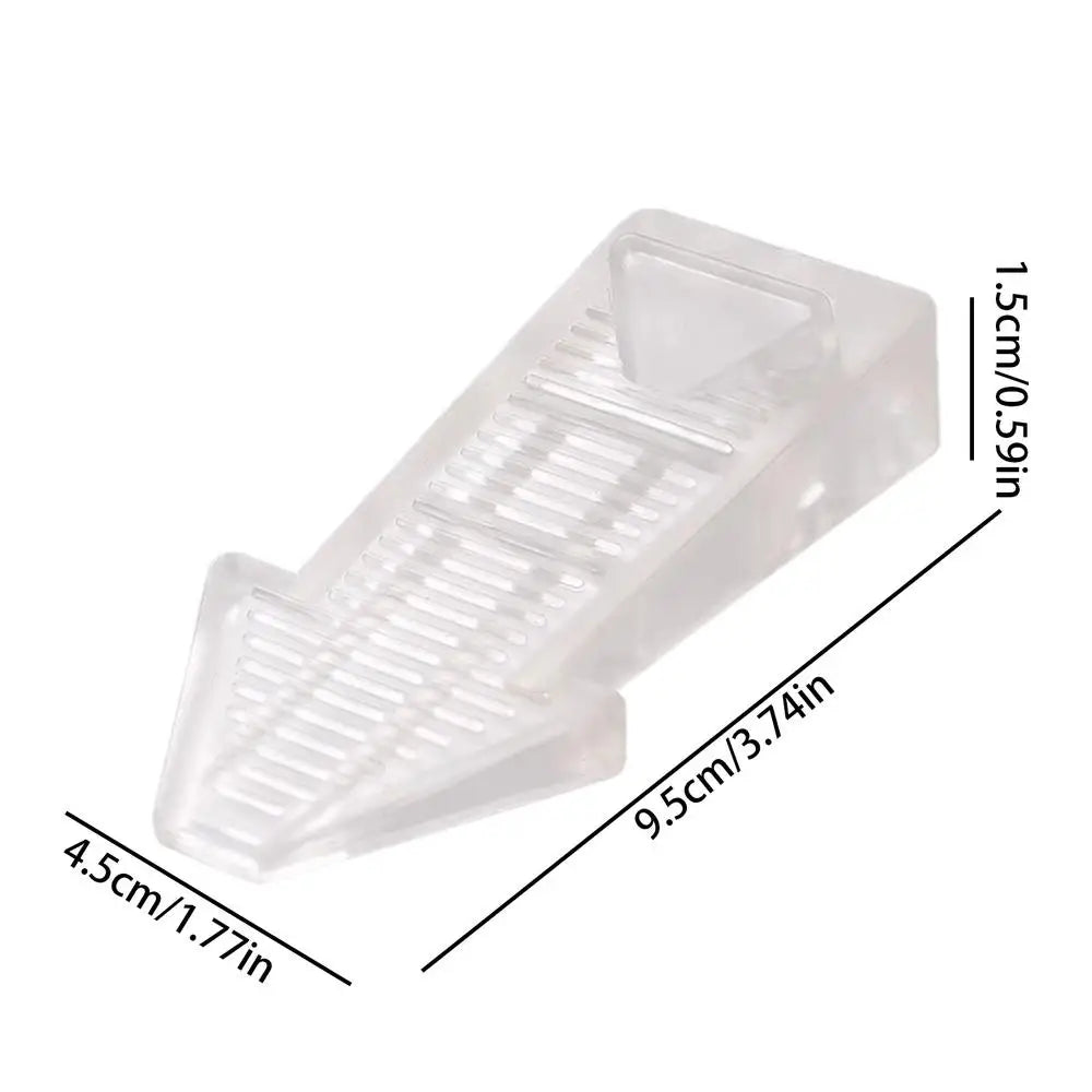 Anti-Slip Rubber Door Stopper Wedge for Home & Office