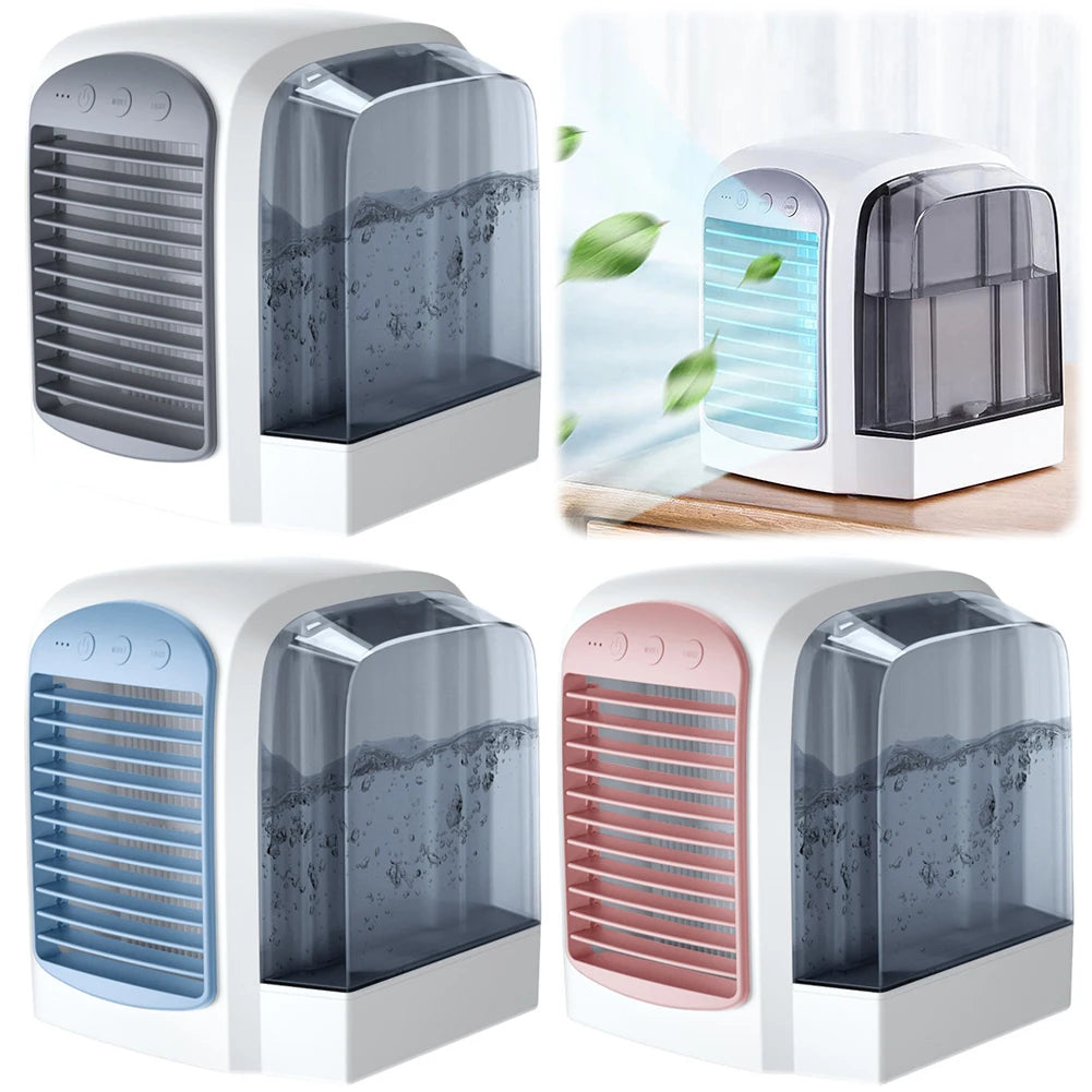 Portable USB Water-Cooled Desktop Fan & Air Cooler Peaceful Pleasures Health and Wellness