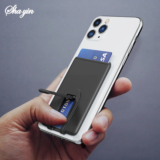 Silicone Phone Card Holder Adhesive Stick-On Wallet – Universal Phone Card Holder Oasis Select