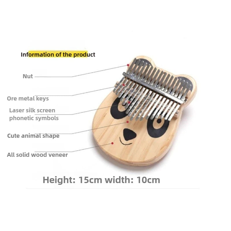 10 Note 17 Thumb Piano Cartoon Kalimba Peach Blossom Core