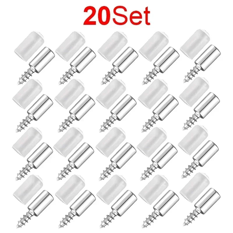 Shelf Support Pegs with Rubber Sleeves | Cabinet Screw Brackets
