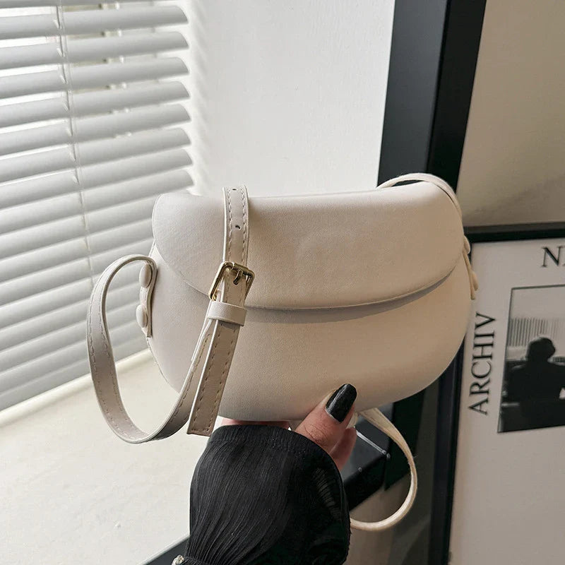Women's Candy Color PU Leather Crossbody Sling Bag | JETTING
