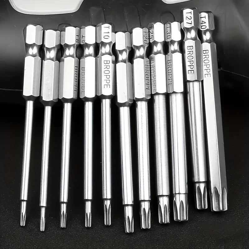 Precision Star Plum Bit S2 Alloy Steel Long Hexagonal Socket Vehicle