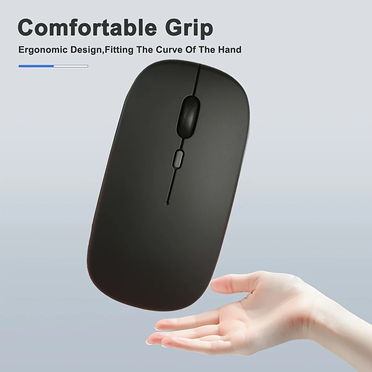 Wireless Bluetooth-compatible Mouse For iPad Samsung Huawei Android Windows Tablet Battery Mouse For Laptop Notebook Computer Peaceful Pleasures Health and Wellness