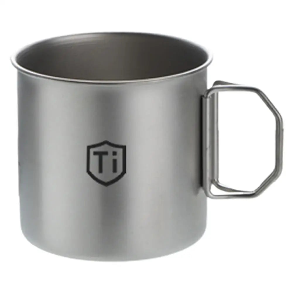 Titanium Drinking Mug with Lid – Lightweight Anti-Mold Cup
