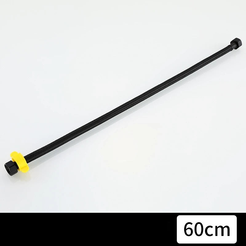 Black Pipe Water Supply Hose Faucet Water Heater Water Pipe Heater Pipe Toilet Connection Water Inlet Pipe 30-80cm Fittings Peaceful Pleasures Health and Wellness 60cm