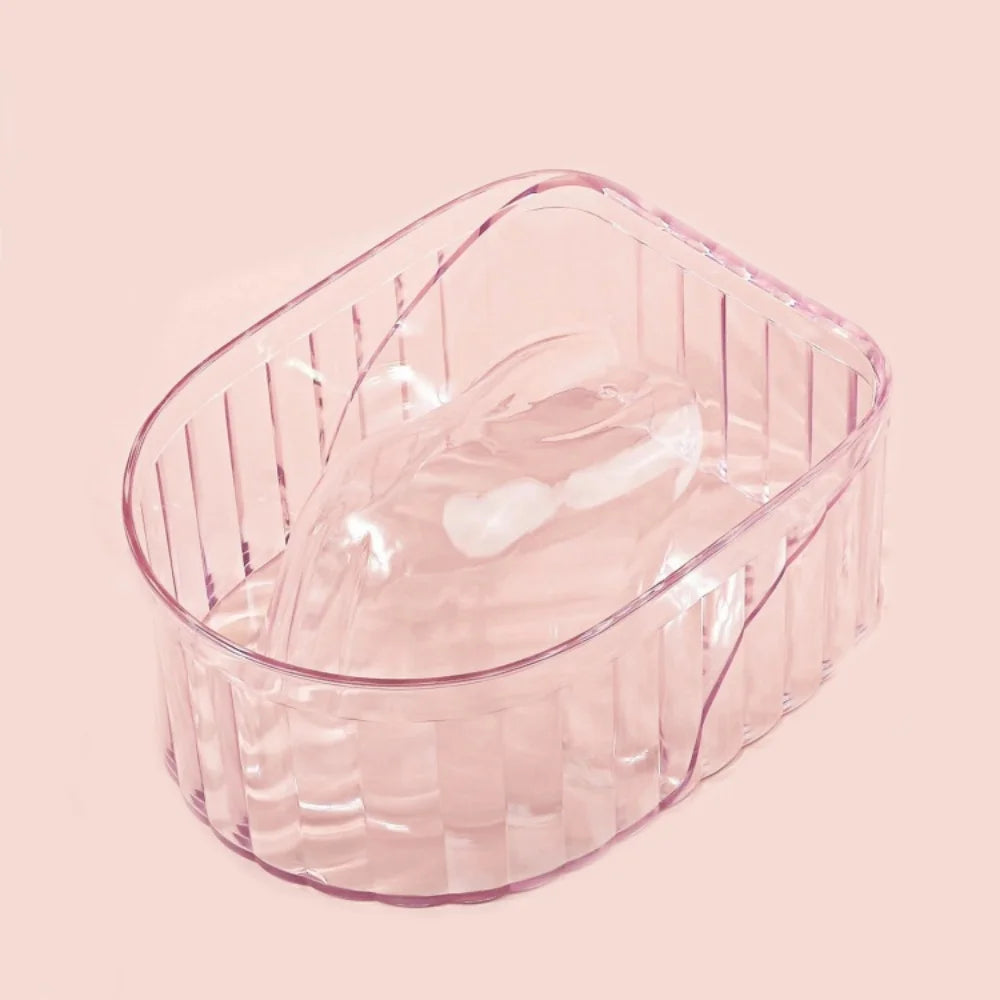 Nail Art Hand Wash Remover Soak Bowl Acrylic Nail Supplies DIY Salon Nail Spa Bath Treatment Manicure Tools Peaceful Pleasures Health and Wellness 1pcs