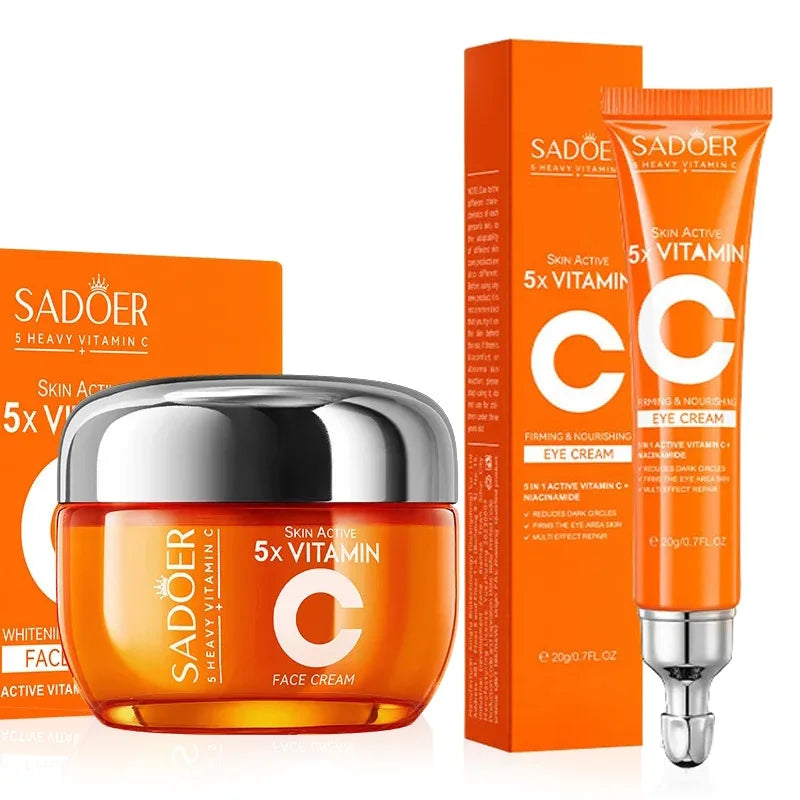SADOER Vitamin C Face Cream – Brightening Firming Moisturizer