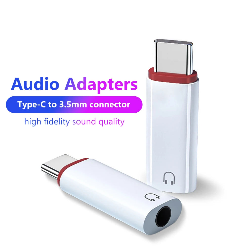 USB-C to 3.5mm Audio Adapter | AUX Headphone Converter Peaceful Pleasures Health and Wellness