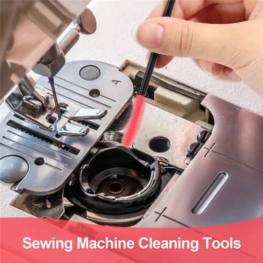A36T-For Sewing Machine Cleaner Reusable Silicone Brushes 20Pcs Cleaning Brush Gadgets Quilting Tool Kit Supplies Peaceful Pleasures Health and Wellness Red