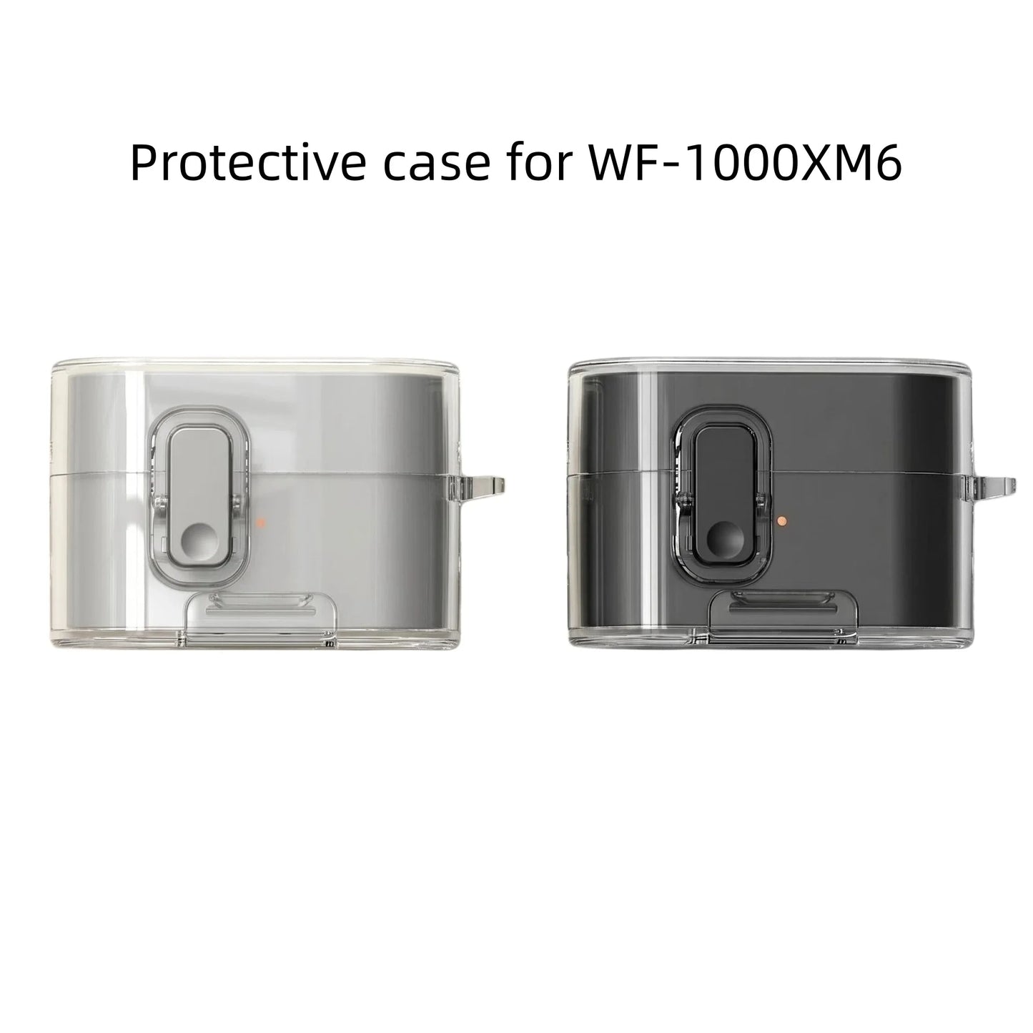 TPU Transparent Protective Case For Sony WF-1000XM6 Earbuds Transparent Design For A Sleek Look Snap-Button Design Peaceful Pleasures Health and Wellness