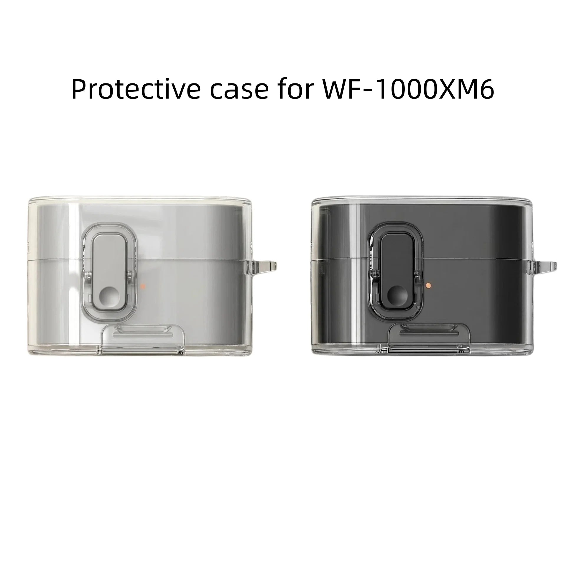 TPU Transparent Protective Case For Sony WF-1000XM6 Earbuds Transparent Design For A Sleek Look Snap-Button Design Peaceful Pleasures Health and Wellness