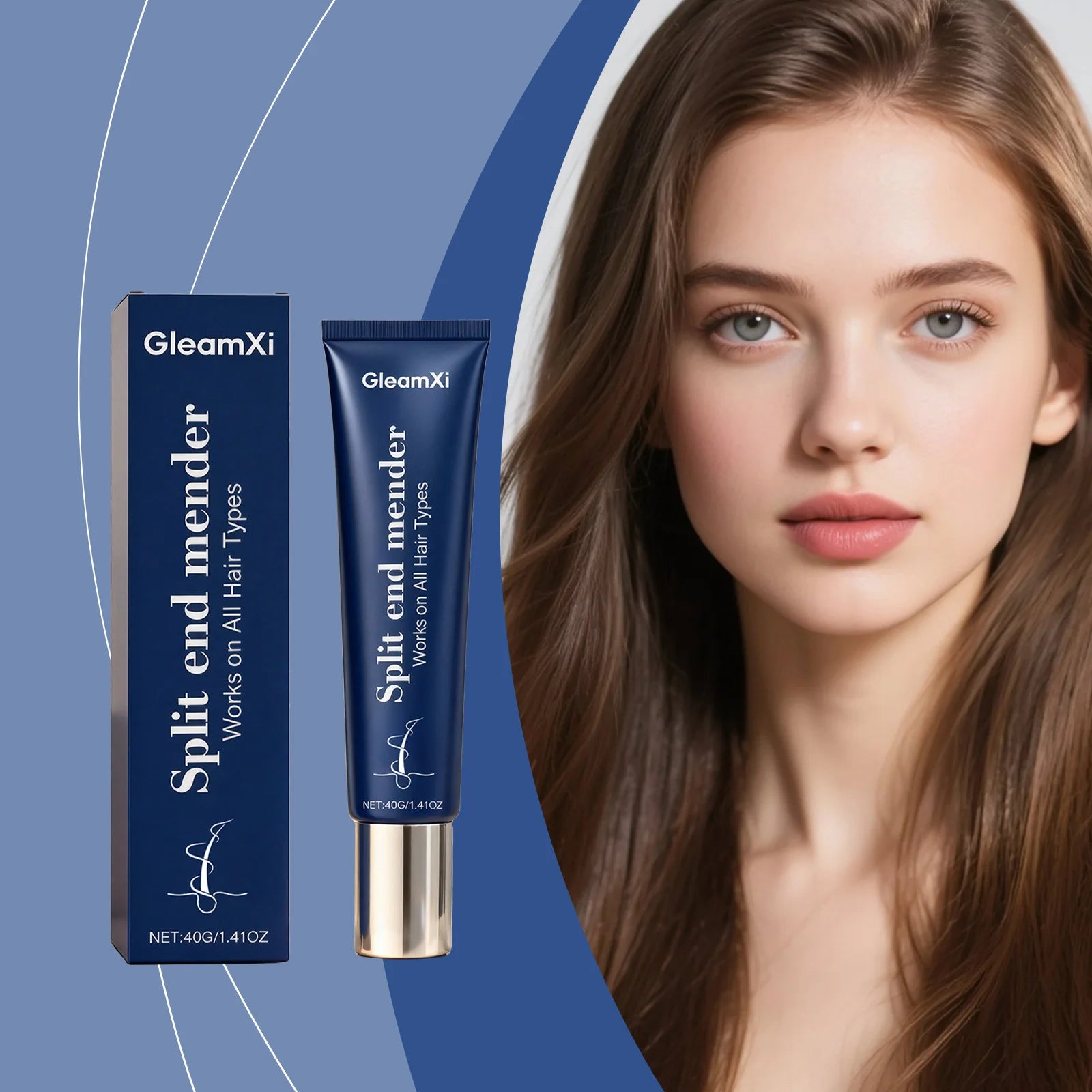 Gleamxi Hair Mask – Repair Frizz, Split Ends & Damage | 40g Hair Treatment Mask Peaceful Pleasures Health and Wellness