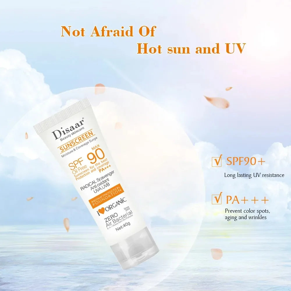 High SPF Facial Body Sunscreen Sun Cream Sunblock Skin Moisturizer Nourishing UV Protective Cream Anti Sun Face Protection Cream Peaceful Pleasures Health and Wellness