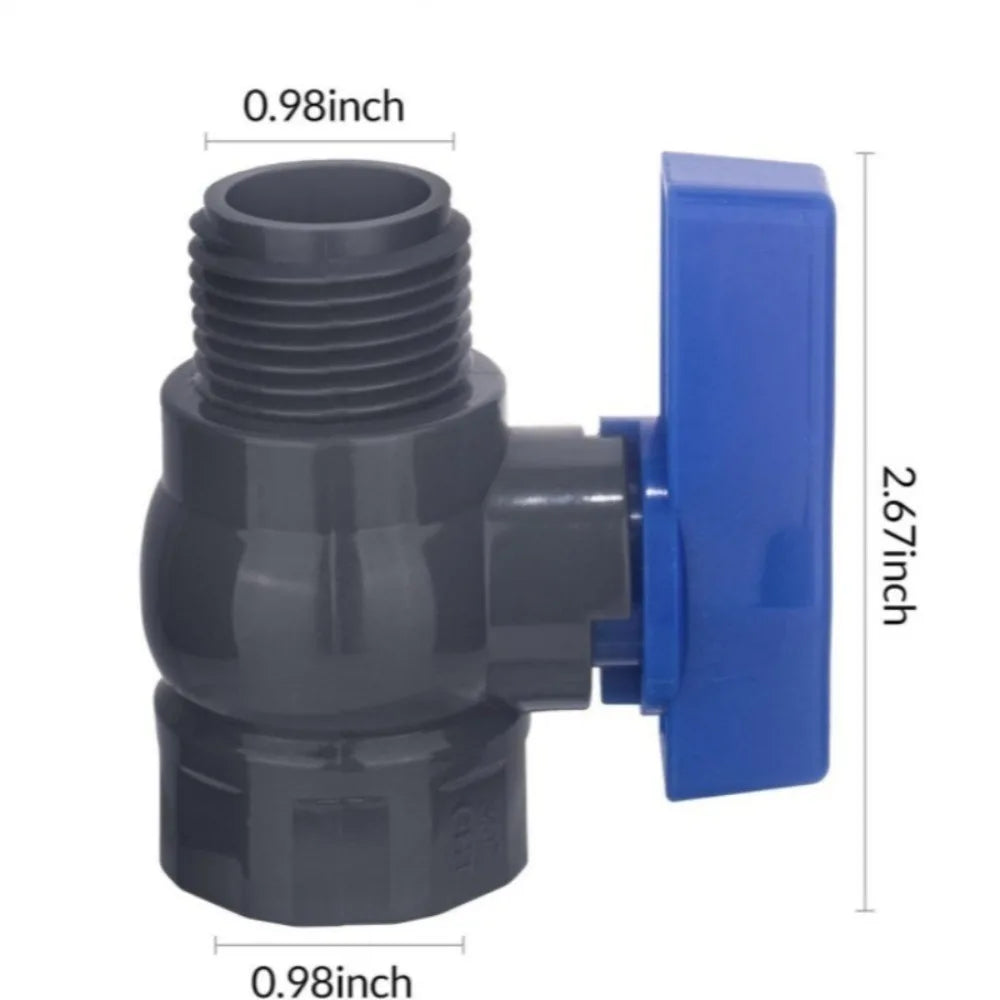 3/4 GHT PVC Bulkhead Fitting – Tank Drain Valve & Connector
