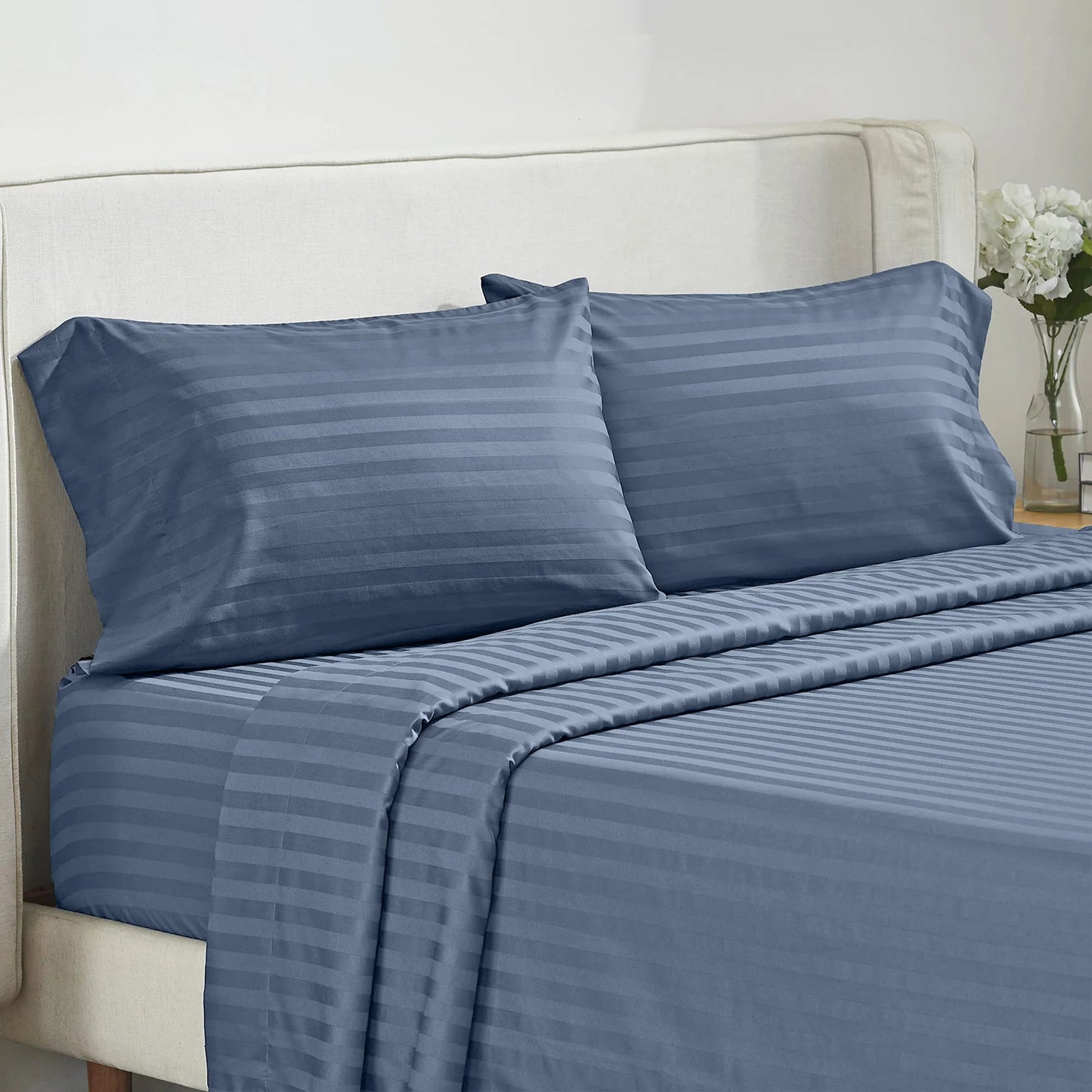 Battilo 4-Piece Luxury Bed Sheets Set | Twin Full Queen King
