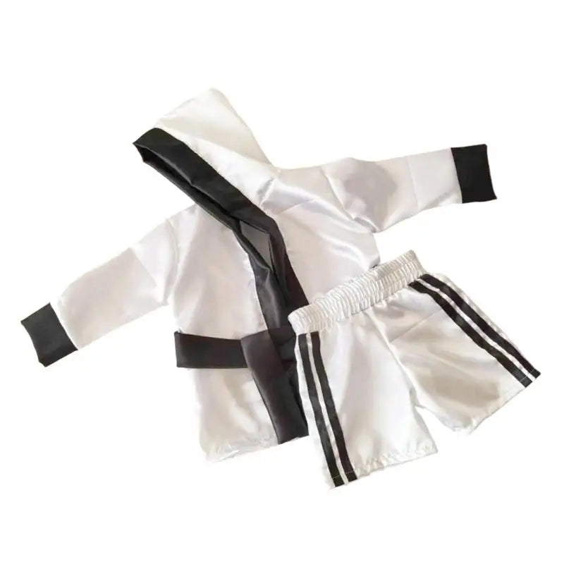 Baby Boxing Photography Outfit | Newborn Robe & Shorts 0-6M