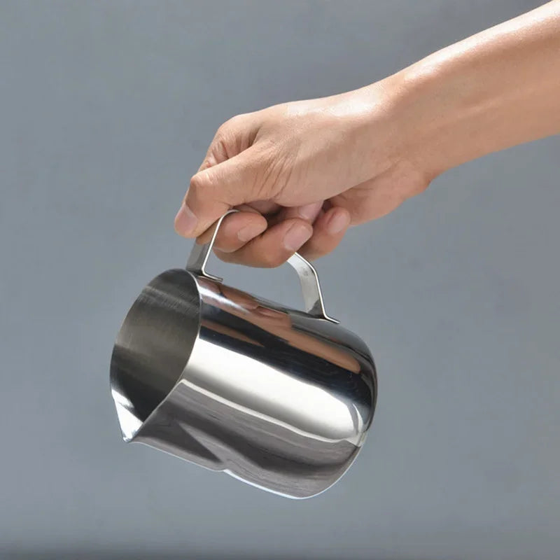 Stainless Steel Milk Frothing Pitcher – Latte Art Coffee Jug | 100ml, 350ml & 600ml