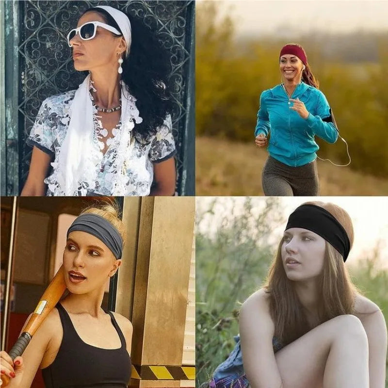 Organic Cotton Sports Headband – Sweat Band for Yoga & Running Sports Headband Peaceful Pleasures Health and Wellness