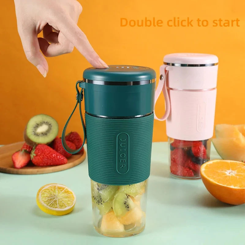 Portable USB Rechargeable Mini Blender & Smoothie Juicer Portable Personal Blender Peaceful Pleasures Health and Wellness