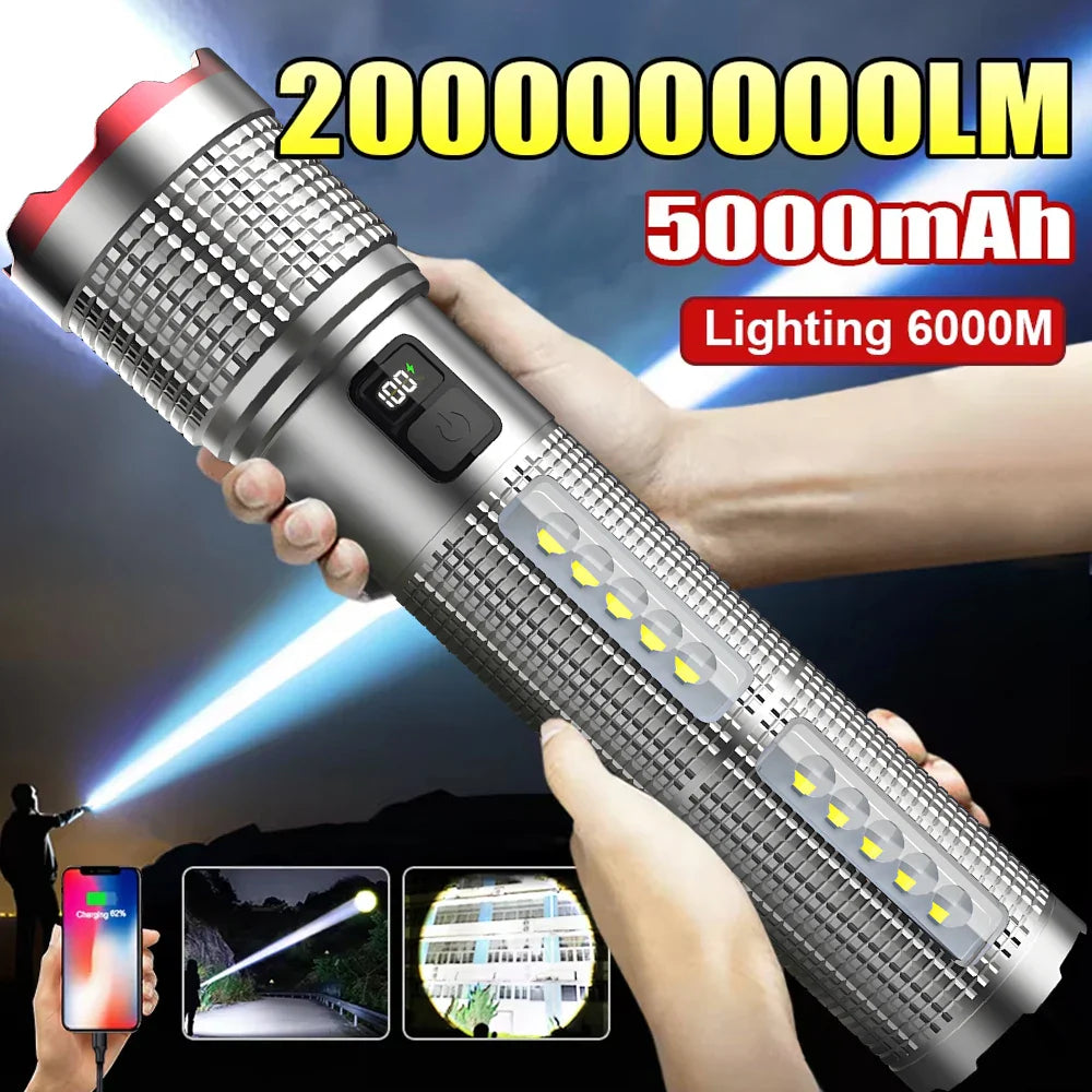 KDULIT Tactical LED Flashlight | Rechargeable, IP65, 5 Modes